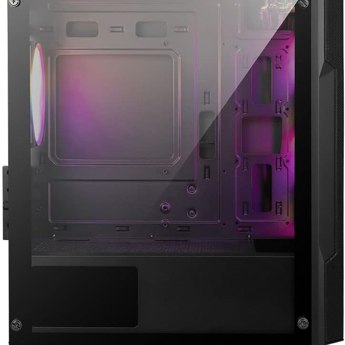 MSI - Case con Fuente de 600W MSI MAG FORGE M100A Micro ATX Tower