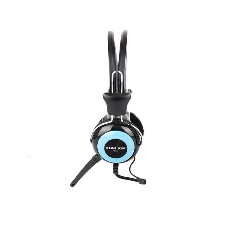 HALION - AURICULAR PARA PC HALION T-3  2X JACK 35MM COLOR AZUL  P-N T-3 AZUL