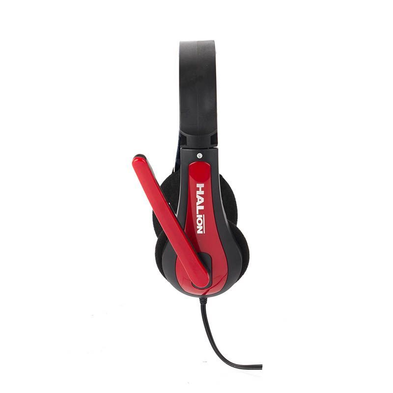 HALION - AURICULAR PARA PC HALION HA-T50 COLOR ROJO 22MT  PN HA-T50 ROJO