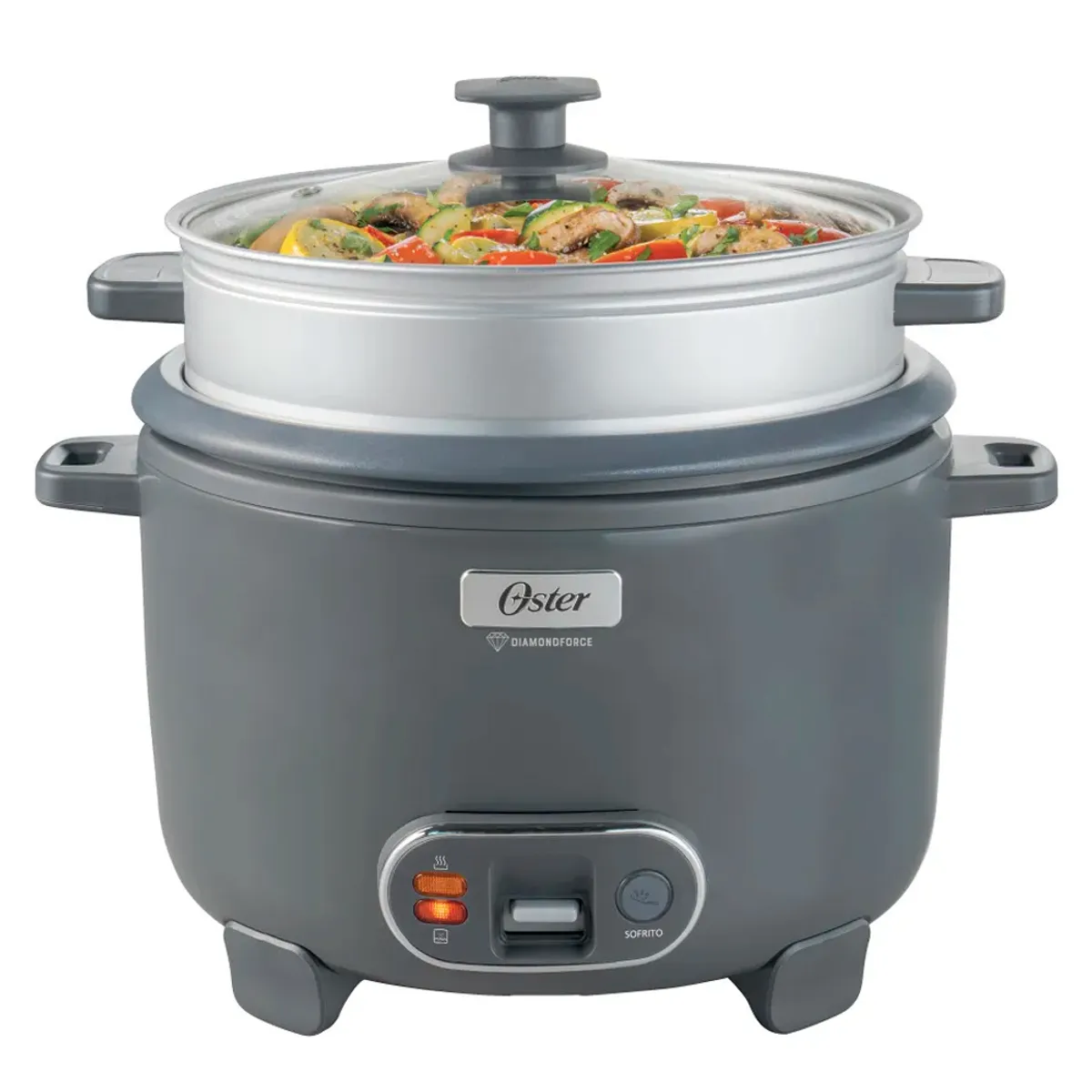 OSTER - Olla Arrocera de 2.6 Lts Oster Funcion Sofrito con Vaporera CKSTRC15DFSKE