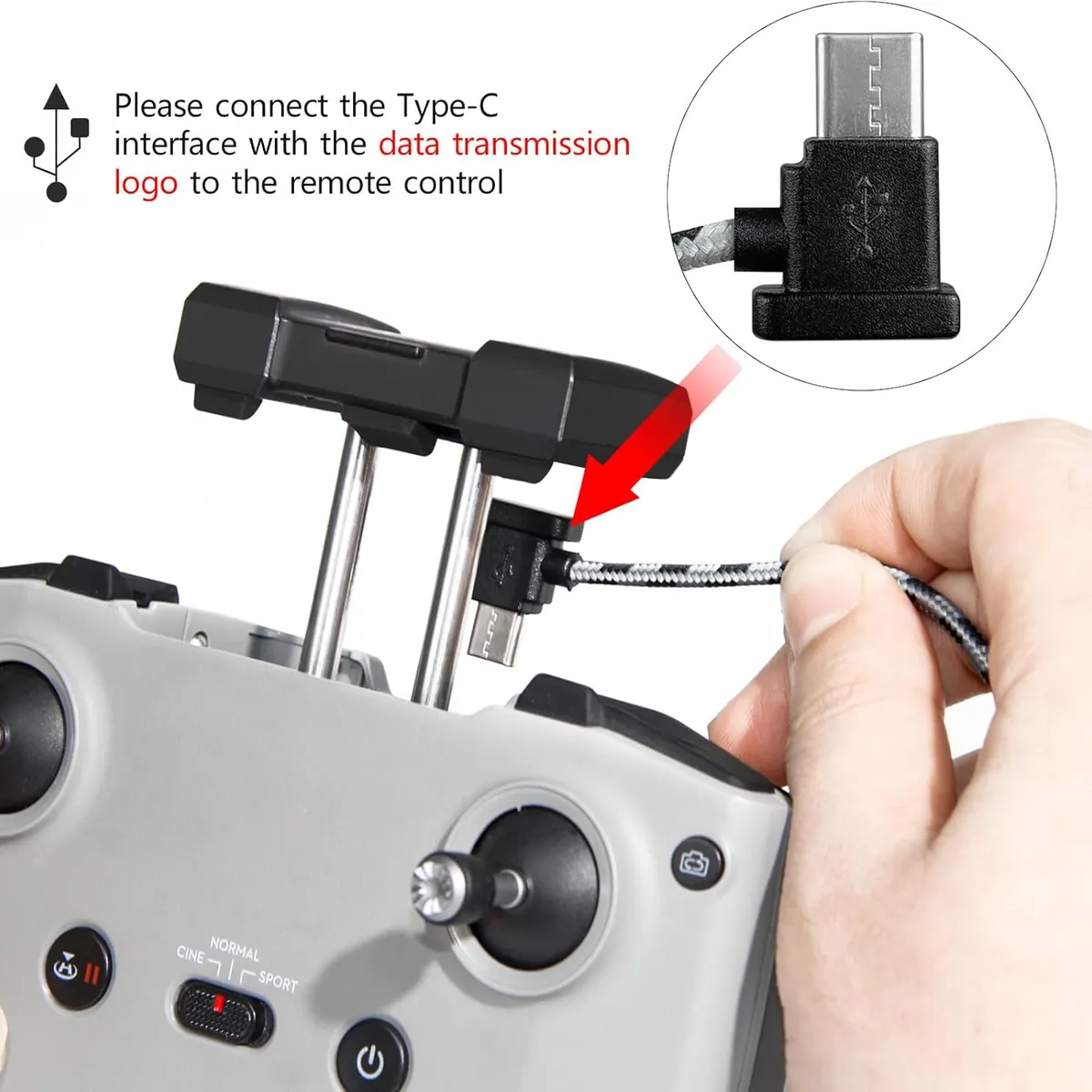 GENERICO - Soporte De Tablet Para Dji Control Remoto - 7 A 12 Pulgadas