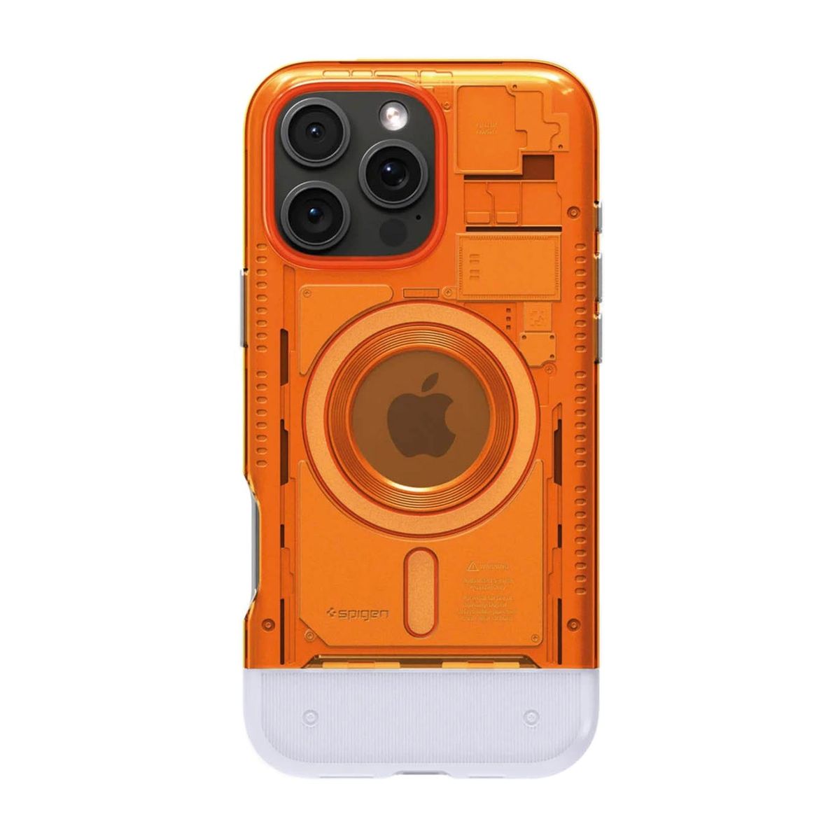 SPIGEN - Case Spigen Classic C1 Magnético iPhone 16 Pro Max Naranja
