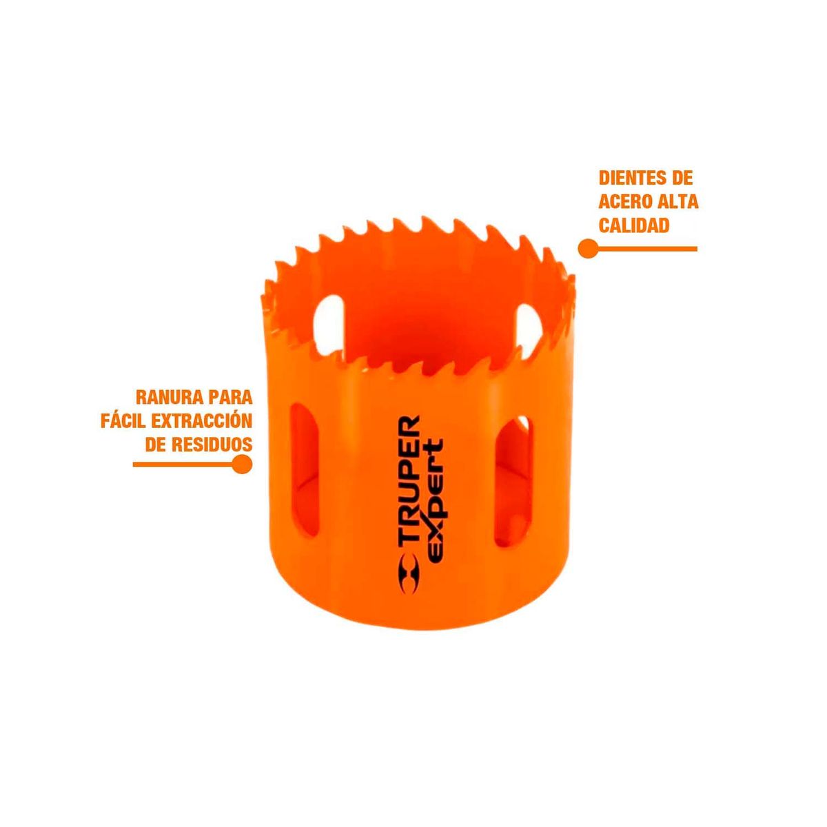 TRUPER - Sierra Copa Bimetálica 2-3/8'' (60 Mm) Metal Y Madera 18118