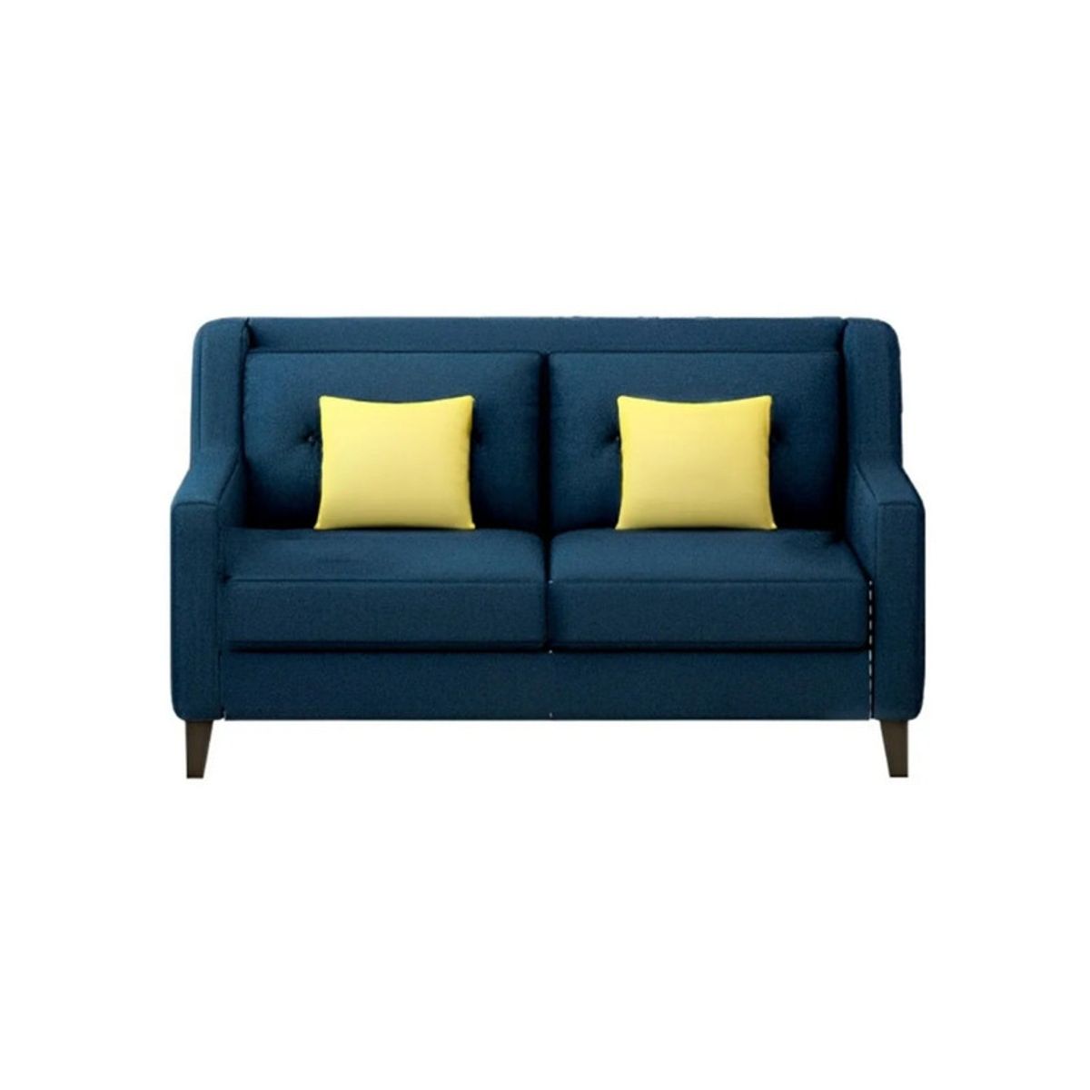 GENERICO - Sofá 2 Cuerpos Barroco - Azul Oscuro