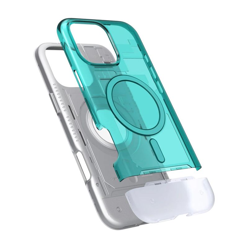 SPIGEN - Case Spigen Classic C1 Magnético iPhone 16 Pro Celeste