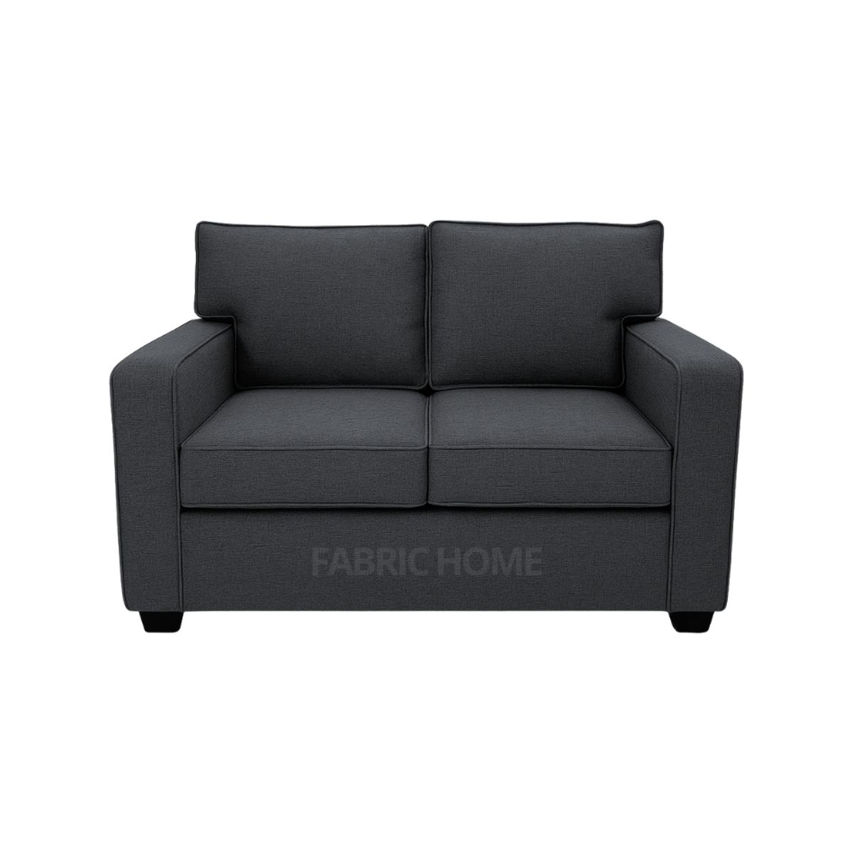 GENERICO - Sofá 2 Cuerpos Reims - Gris Oscuro