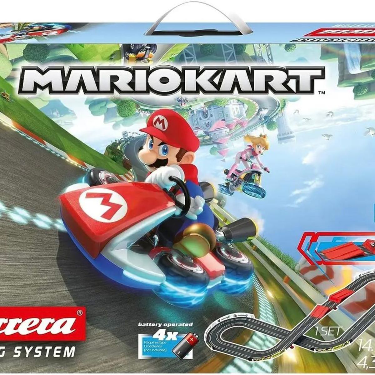 CARRERA - PISTA DE CARRERAS MARIO KART 8 SERIE GO
