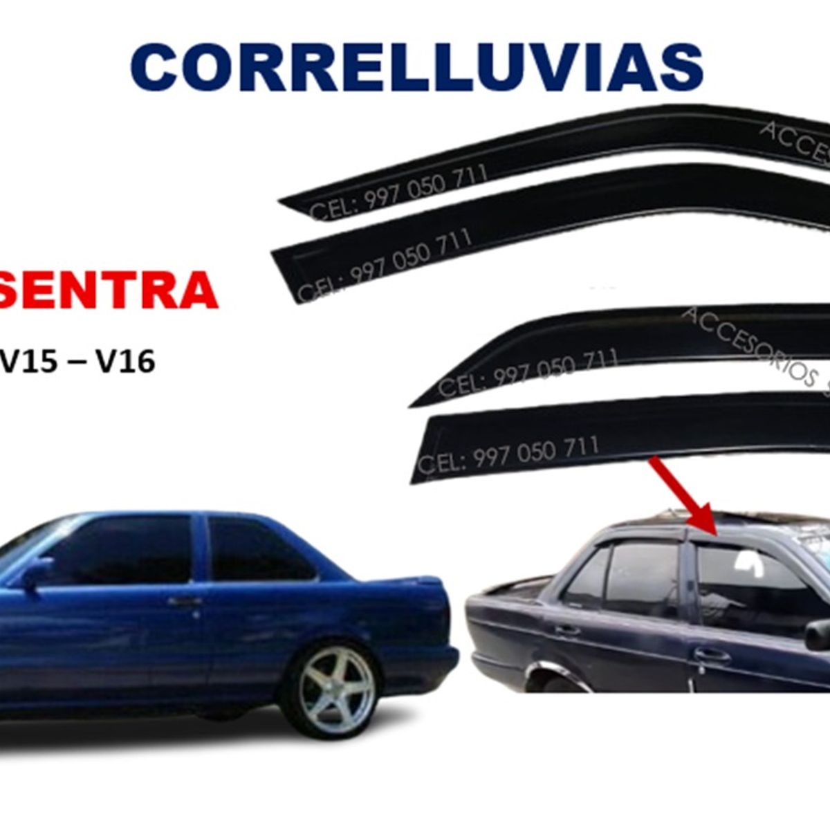GENERICO - Correlluvias NISSAN SENTRA V13 V14 V15 y V16