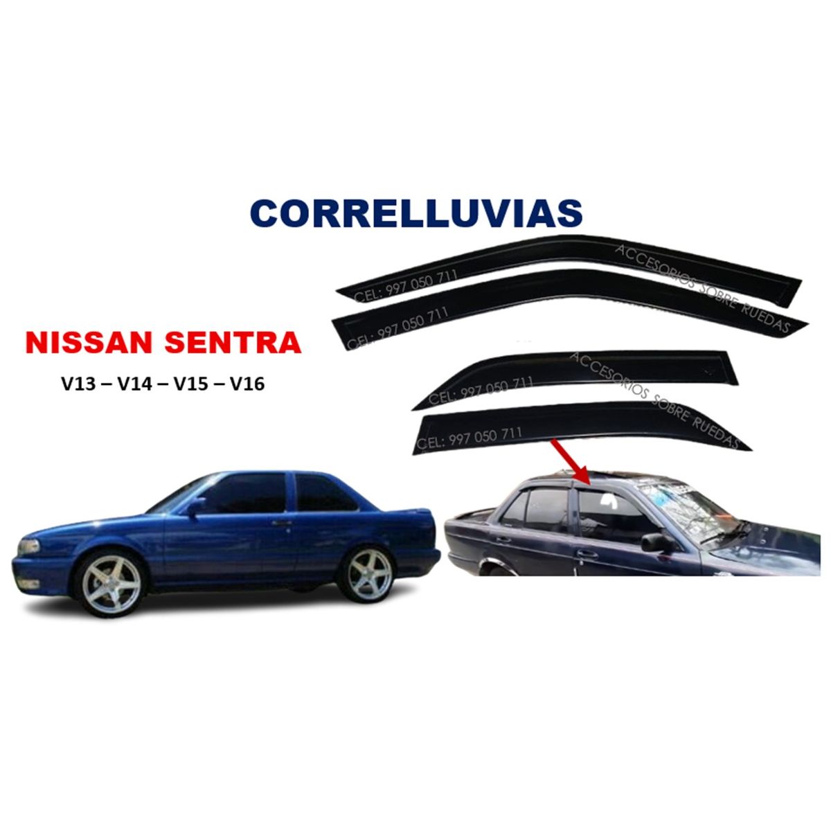 GENERICO - Correlluvias NISSAN SENTRA V13 V14 V15 y V16