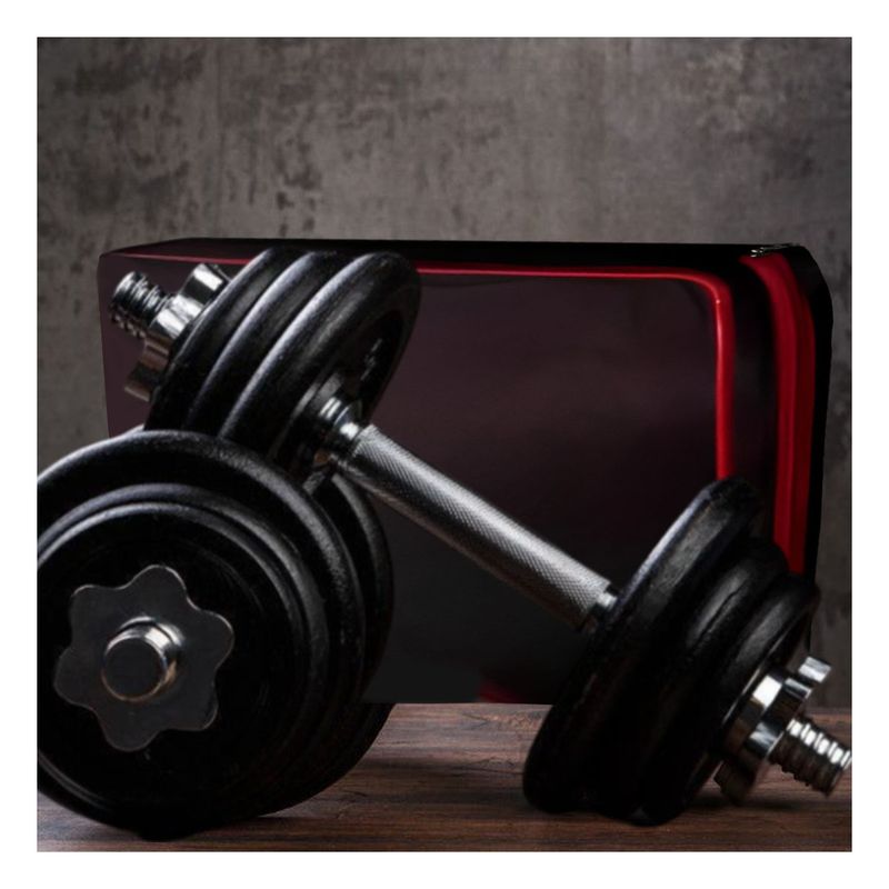 GENERICO - Pack6 Colchon Fitness para Ejercicio de 1M Rojo