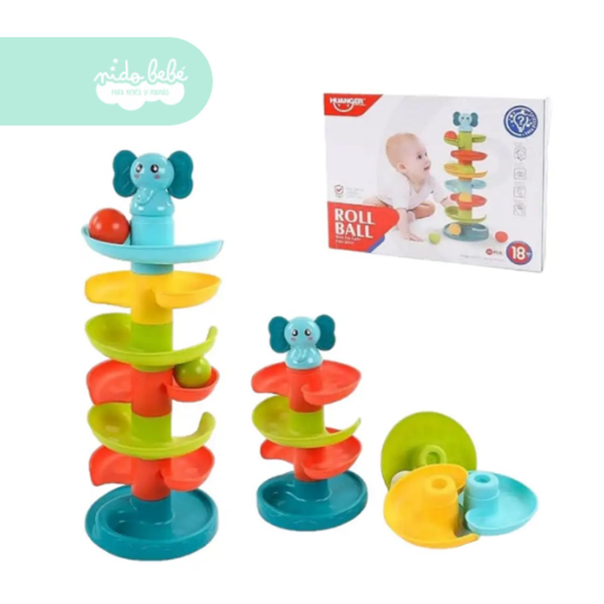 BABY - juego didactico torre de bebe