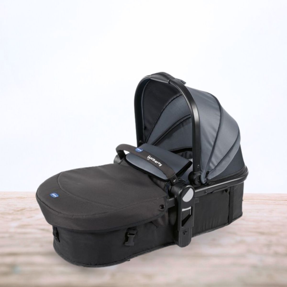 CHICCO - Coche Mellicero para Bebé  »FULLY TWIN STONE» Black