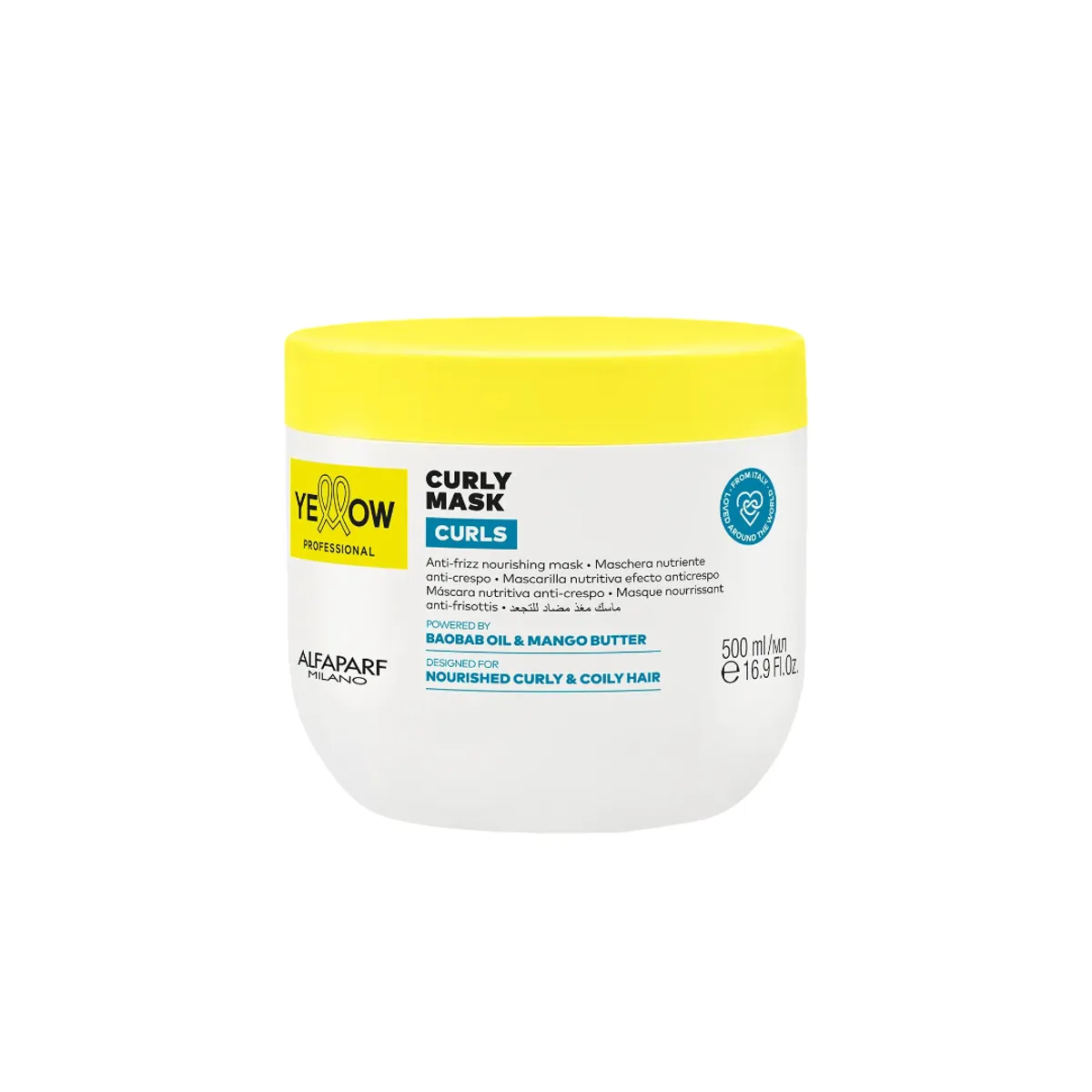 ALFAPARF MILANO - Mascarilla Yellow Curls 500ml