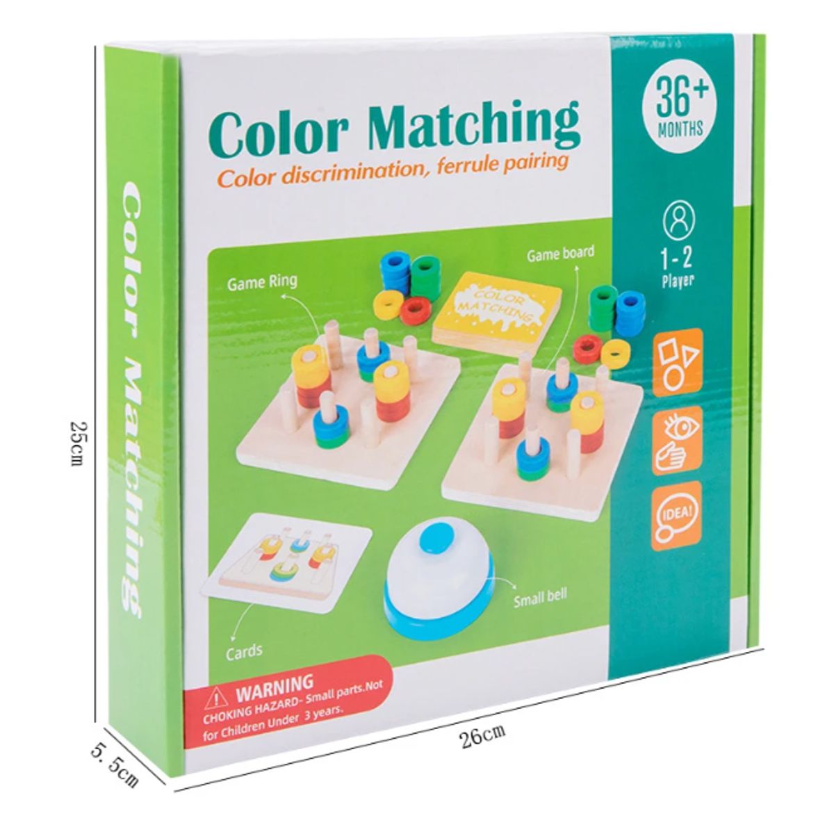 GENERICO - Juguete de reto educativo de combinación de colores
