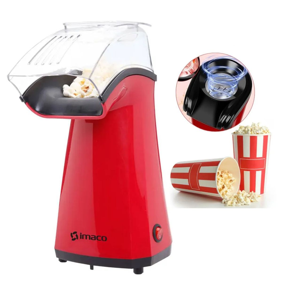 IMACO - Maquina Pop Corn Maker Imaco PO120R ROJO