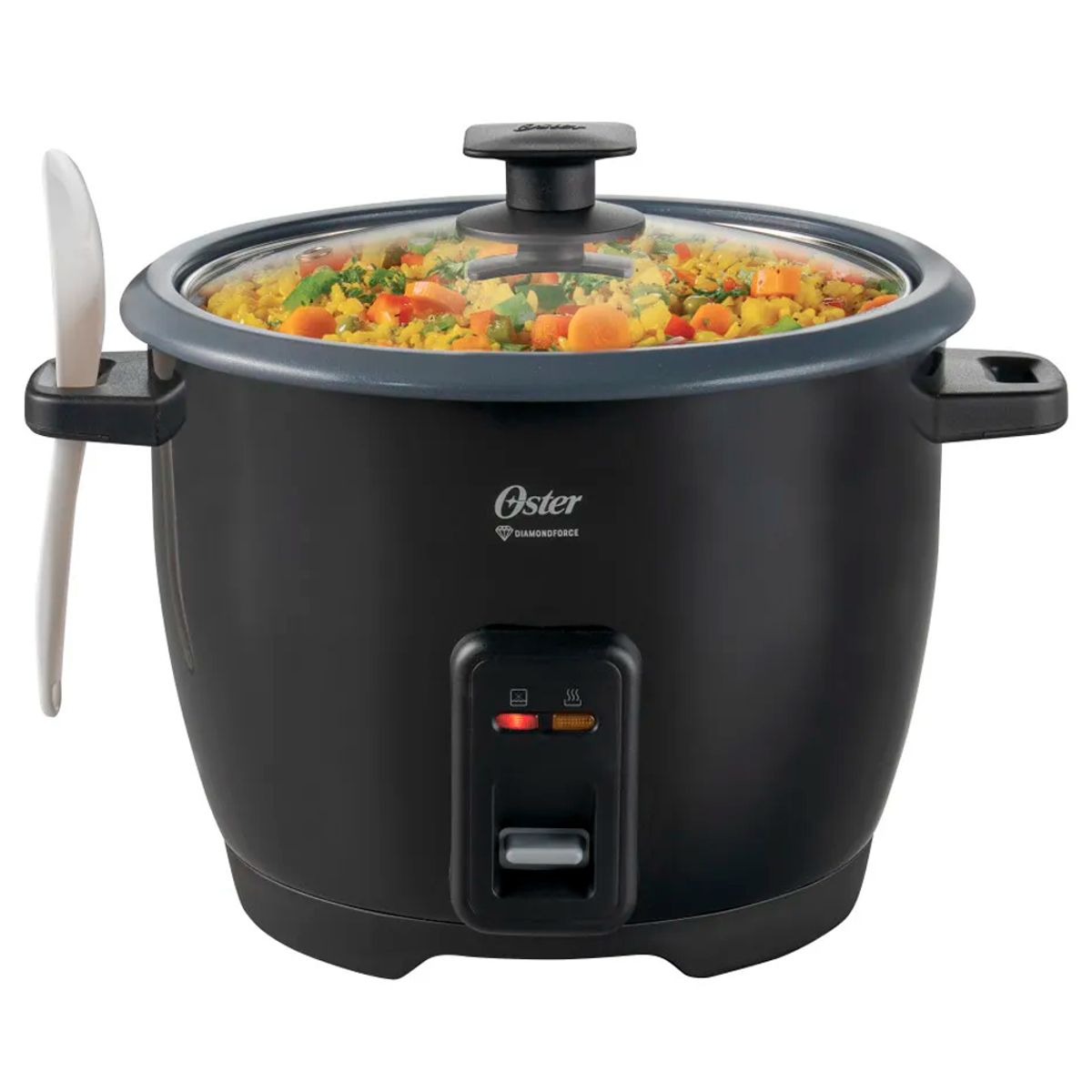 OSTER - Olla Arrocera de 1.8 Lts Oster Recubrimiento Antiadherente DiamondForce CKSTRCB10DFBLK