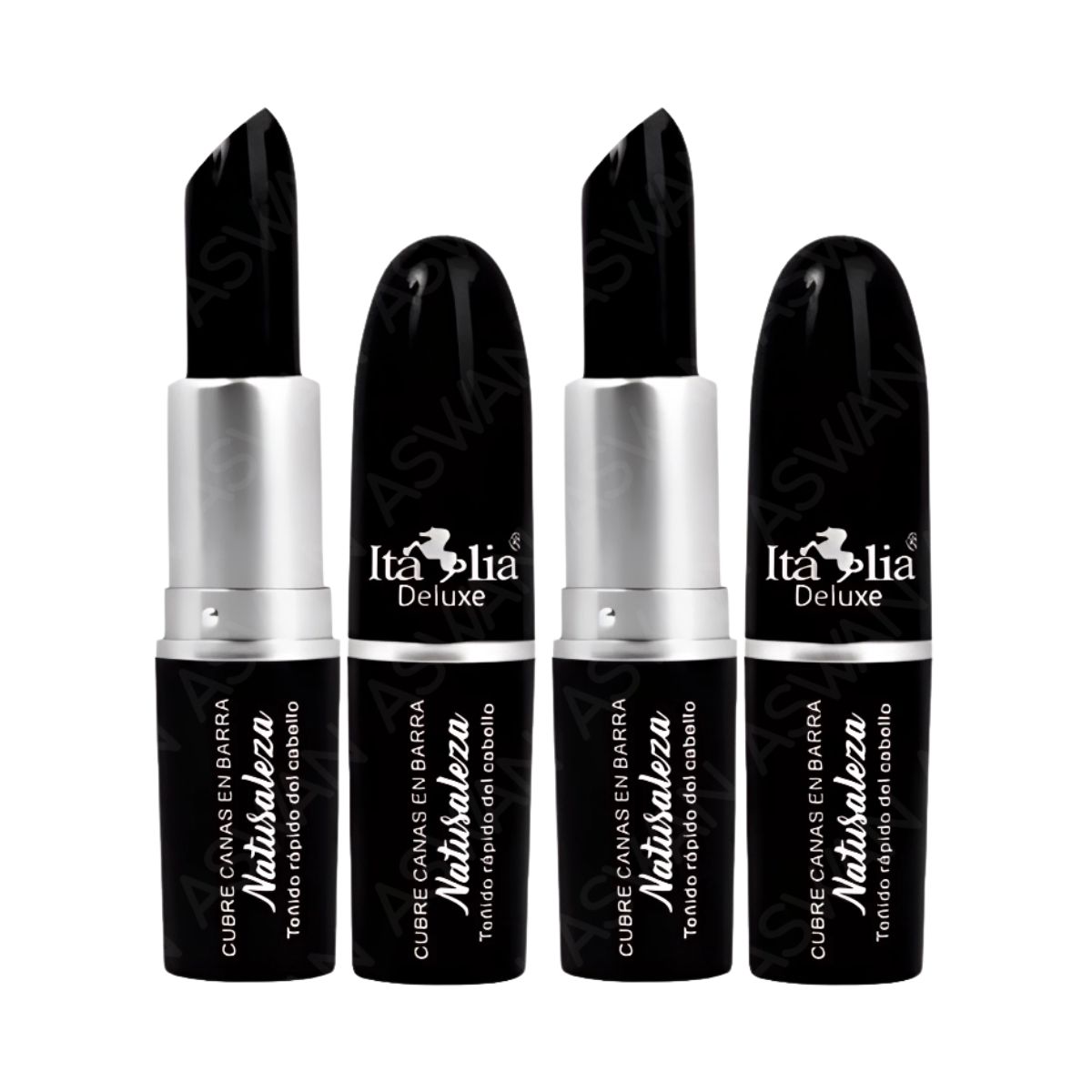 GENERICO - Pack x2 Cubre Canas en Barra Natural Black 45 g - Italia Deluxe