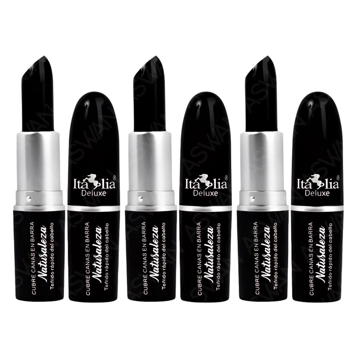 GENERICO - Pack x3 Cubre Canas en Barra Natural Black 45 g - Italia Deluxe