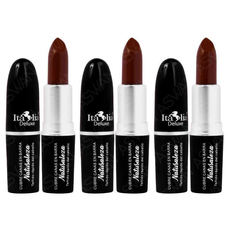 GENERICO - Pack x3 Cubre Canas en Barra Natural Brown 45 g - Italia Deluxe