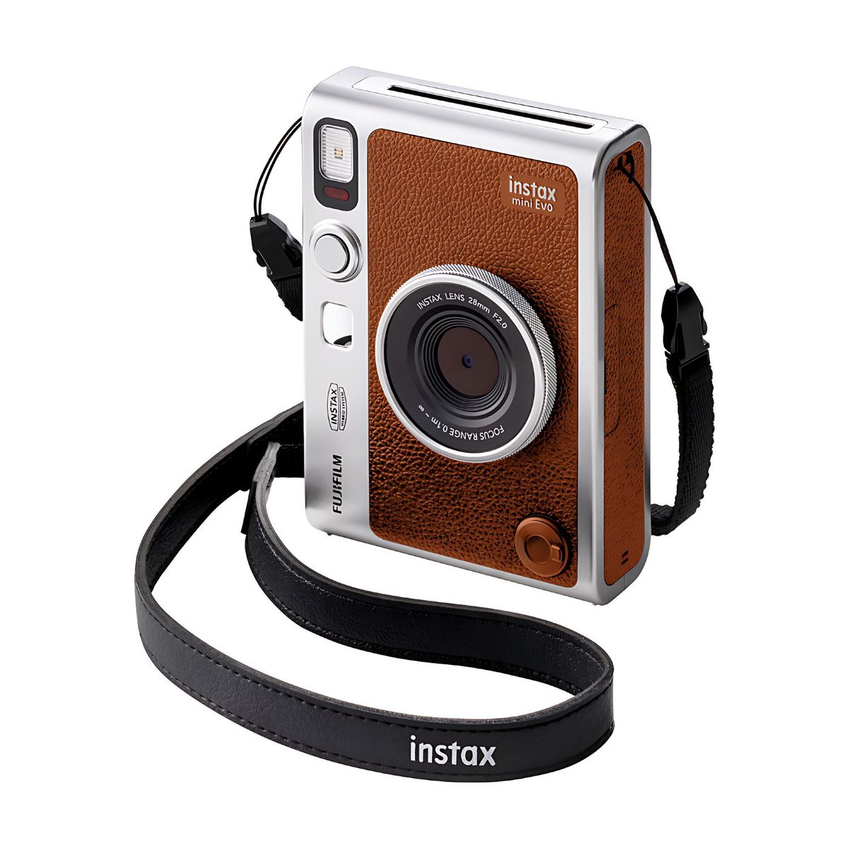 FUJIFILM - Cámara Instantánea FUJIFILM Instax mini EVO Hybrid Brown