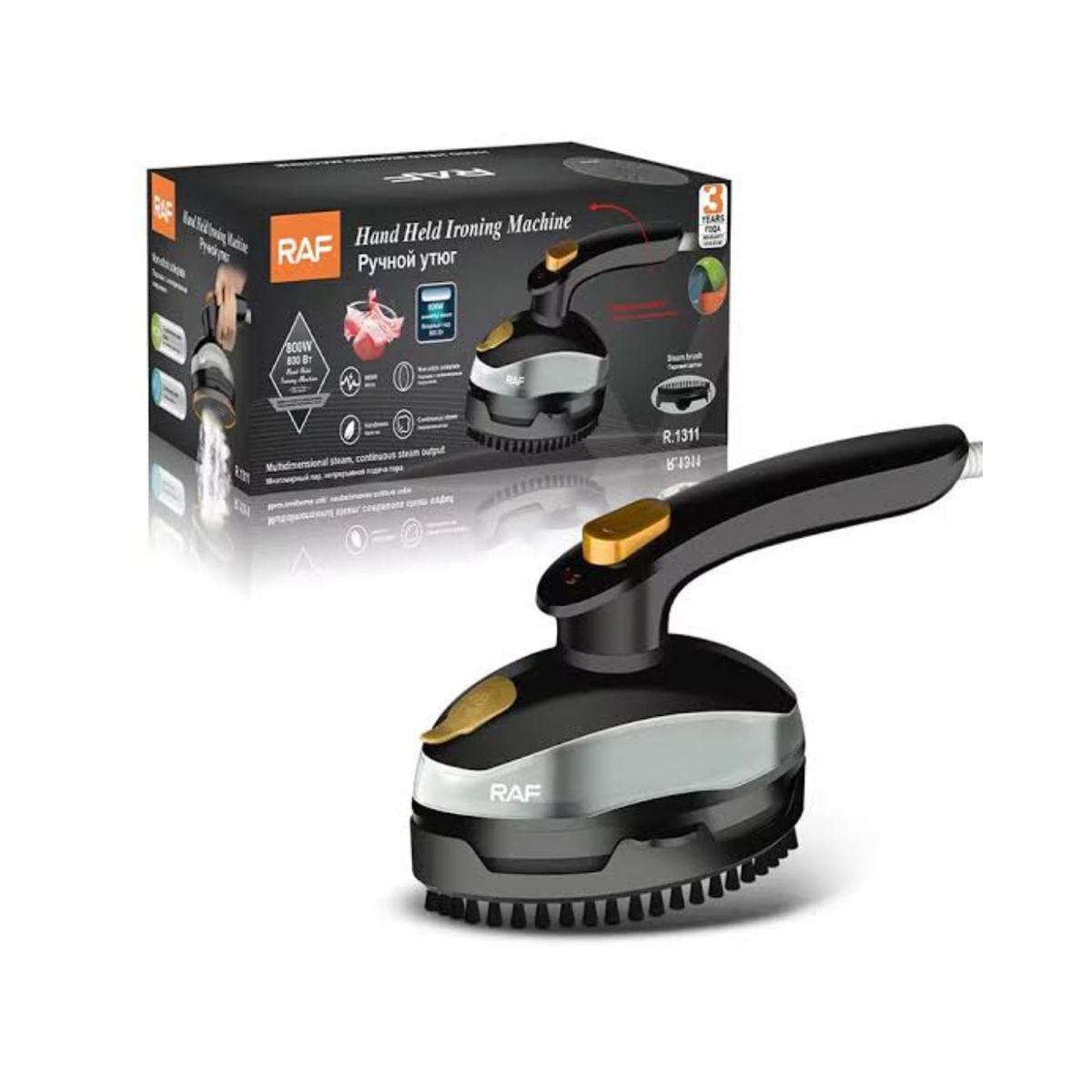 RAFF - MAQUINA DE PLANCHAR DE MANO 800W SUELA ANTIADHERENTE