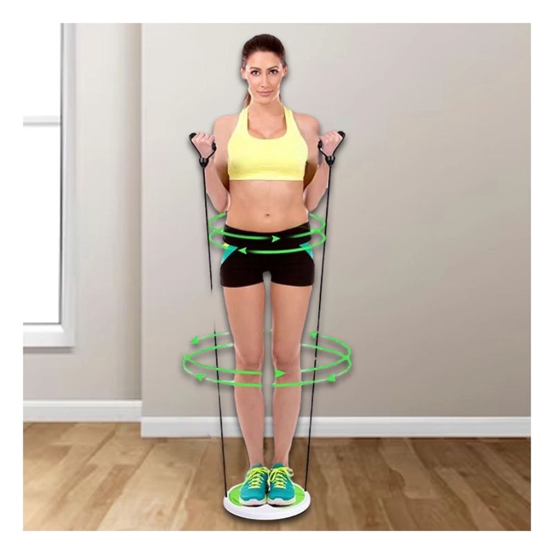 GENERICO - Pack4 Disco para Ejercitar Abs en Verde Y+Regalo Agendita