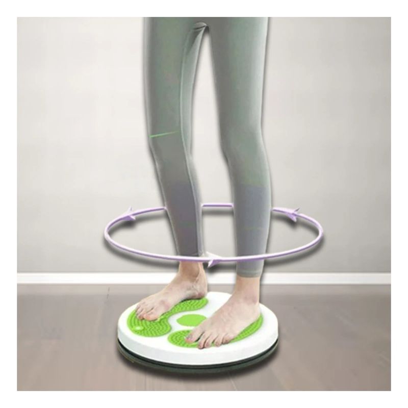 GENERICO - Pack4 Soporte Disco Giratorio en Verde Y+Papel de Regalo