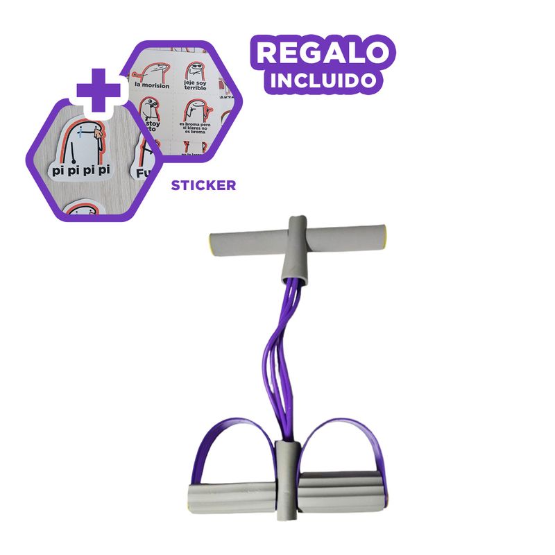 RYBIU IMPORT - Pack12 Cinta Estiramiento en Morado y Plom Y+Regalo Stickers
