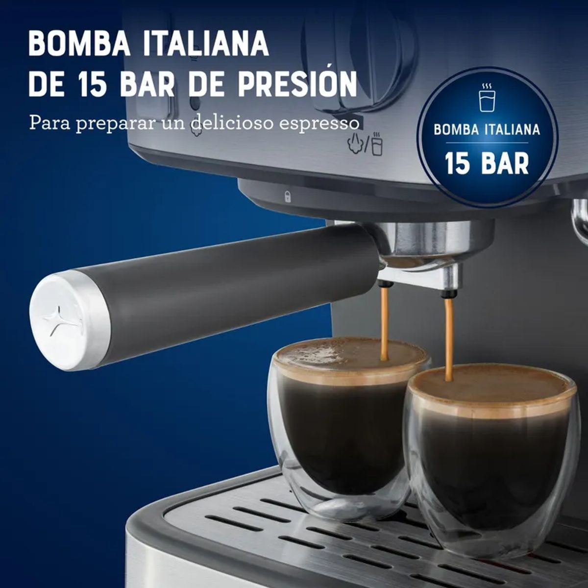 OSTER - Cafetera De Espresso Oster 15 Bares BVSTEM550-2