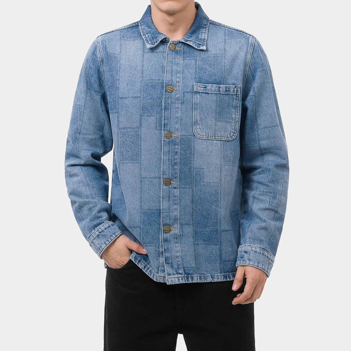 GZUCK - Camisaco Denim Hombre Lowry Gzuck