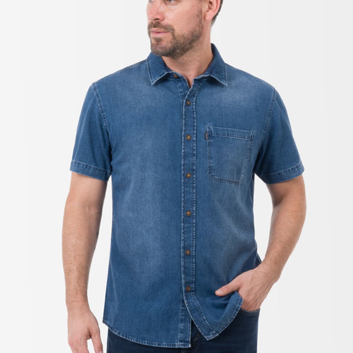 NORTON - Camisa Denim Hombre Ketzom Norton