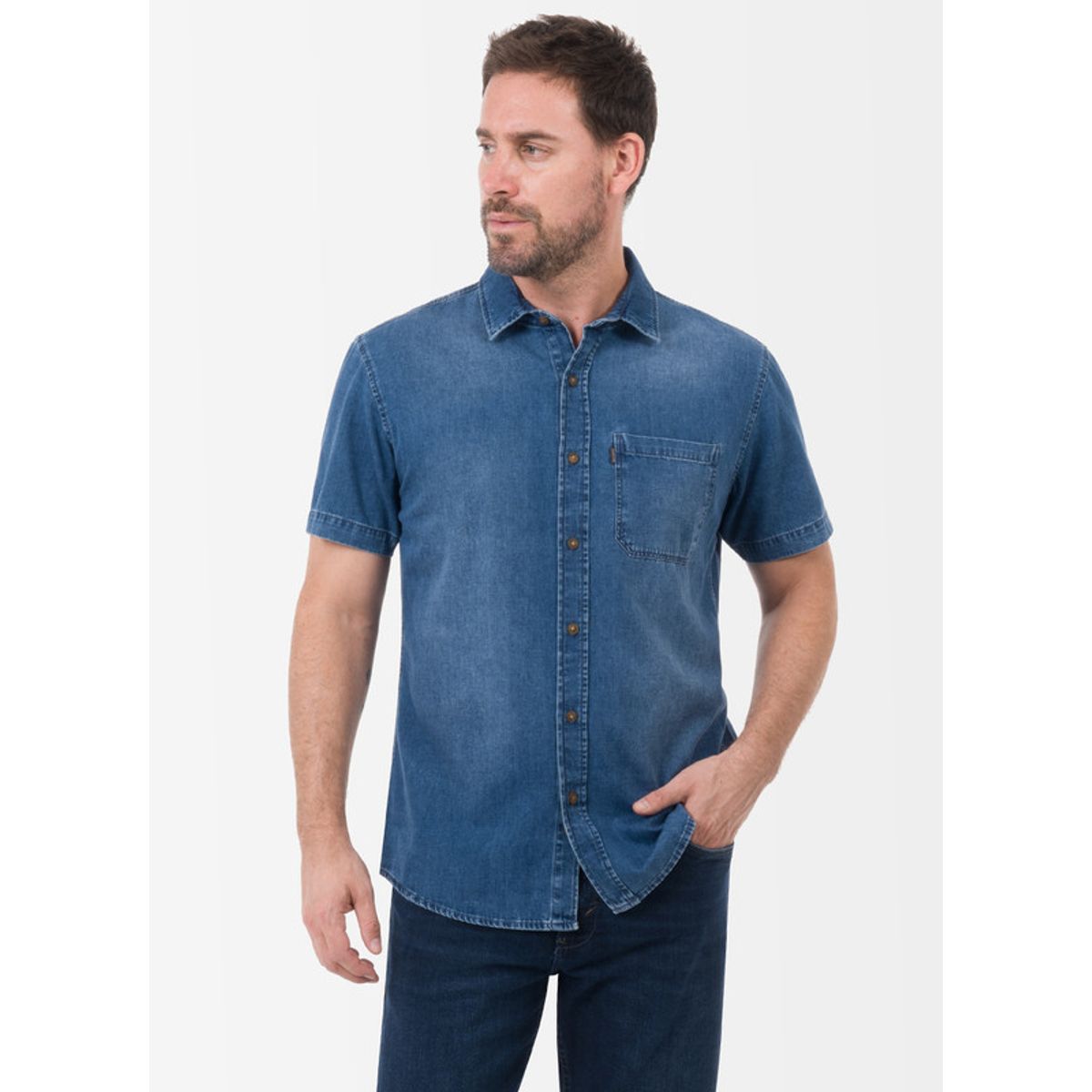 NORTON - Camisa Denim Hombre Ketzom Norton
