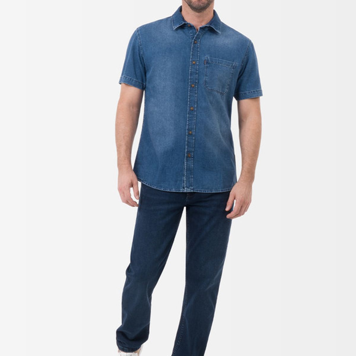 NORTON - Camisa Denim Hombre Ketzom Norton