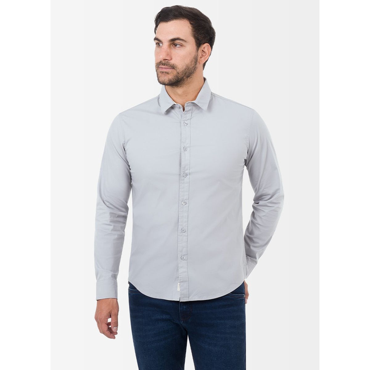 NORTON - Camisa Clasico Popelina Stretch Paulino Ml 3 Hombre