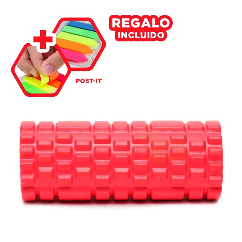 GENERICO - Cilindro para Deporte en Color Rojo Y+Post-it Adhesivos