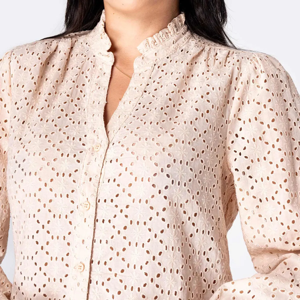 PIONIER - Blusa Brodery Mujer Khorina Pionier