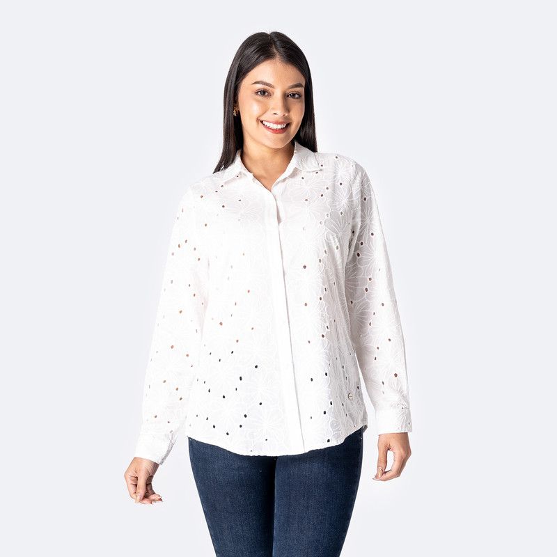 PIONIER - Blusa Brodery Mujer Yaddira Pionier
