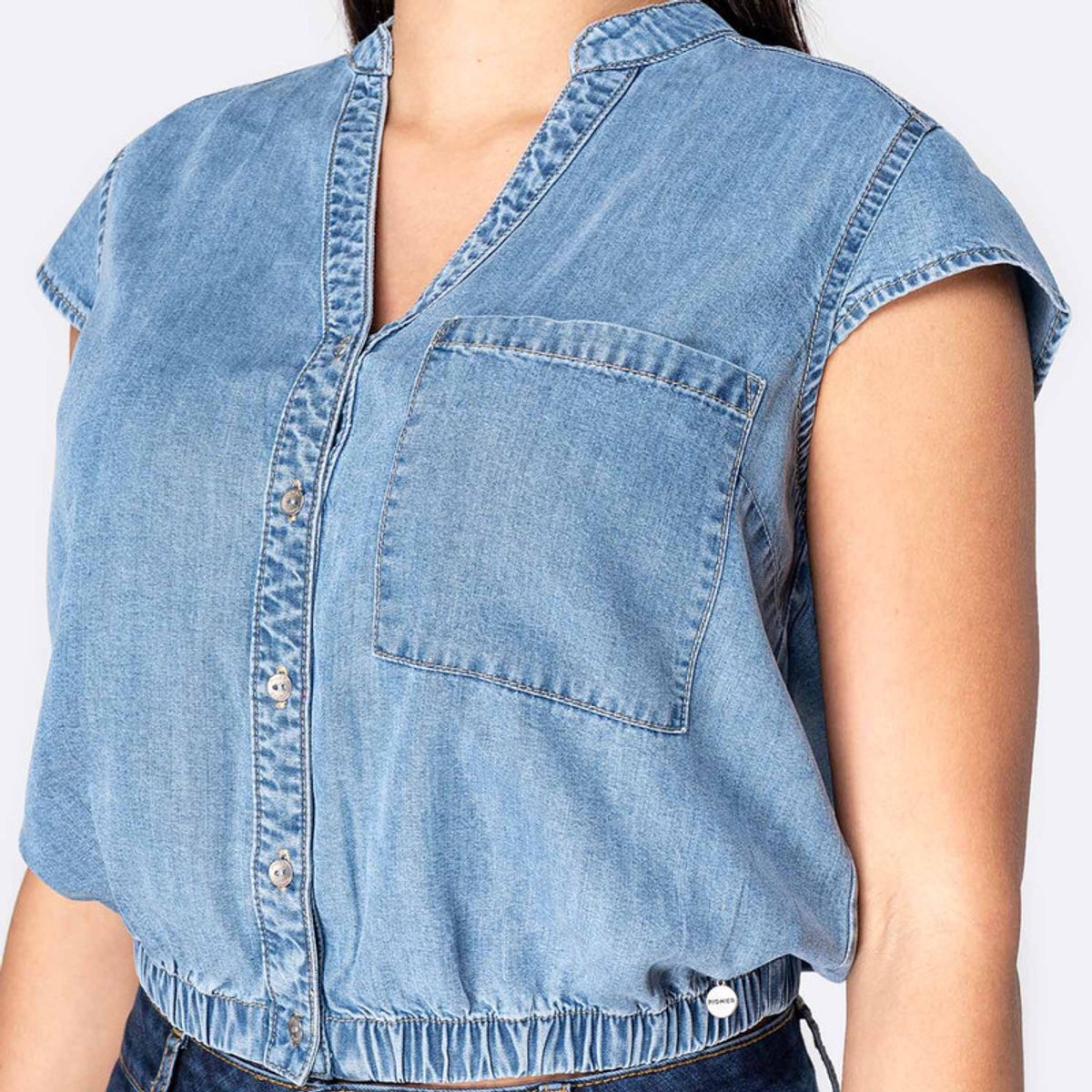 PIONIER - Blusa Denim Mujer Cinby Pionier