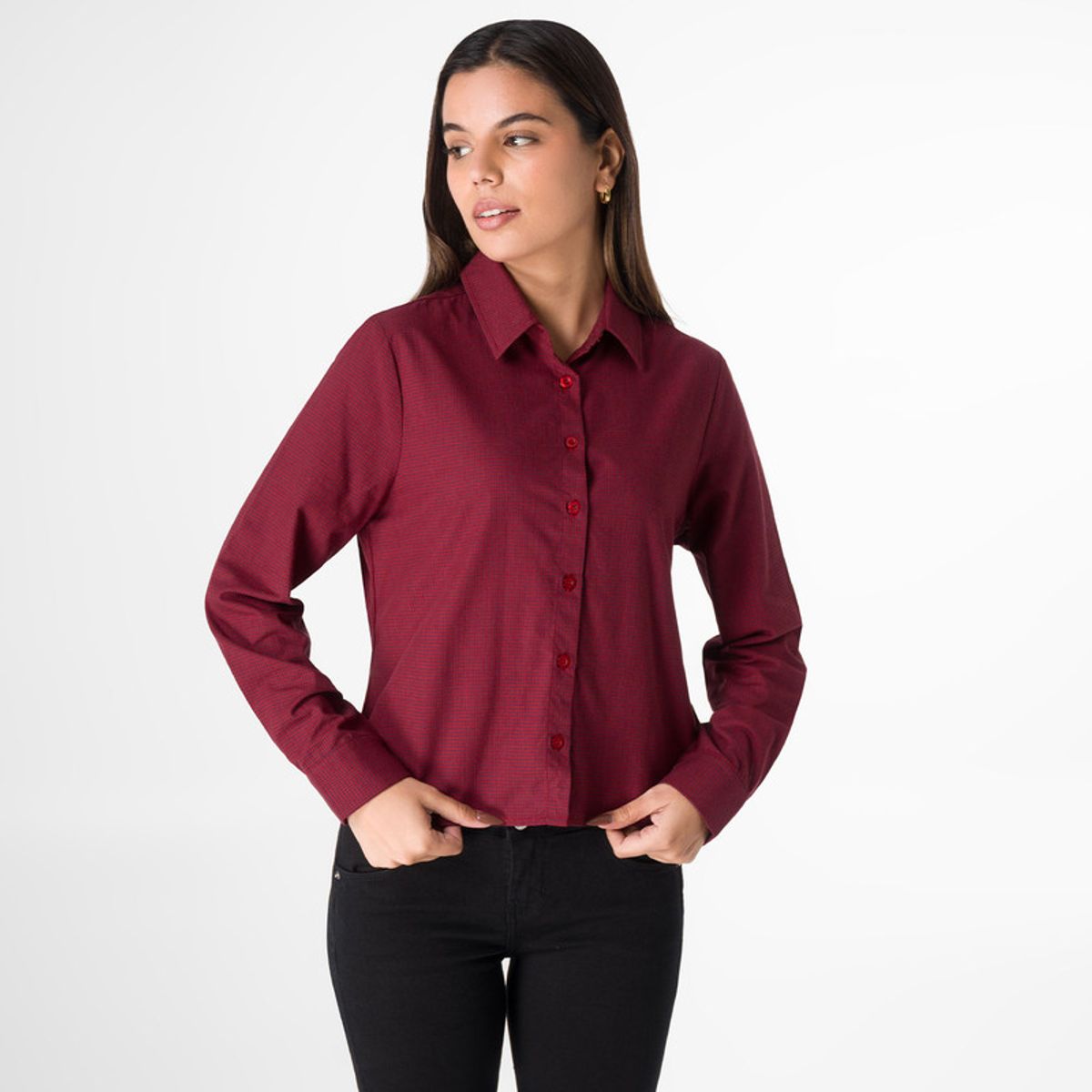SQUEEZE - Blusa Cuadros Mujer Avellina Squeeze
