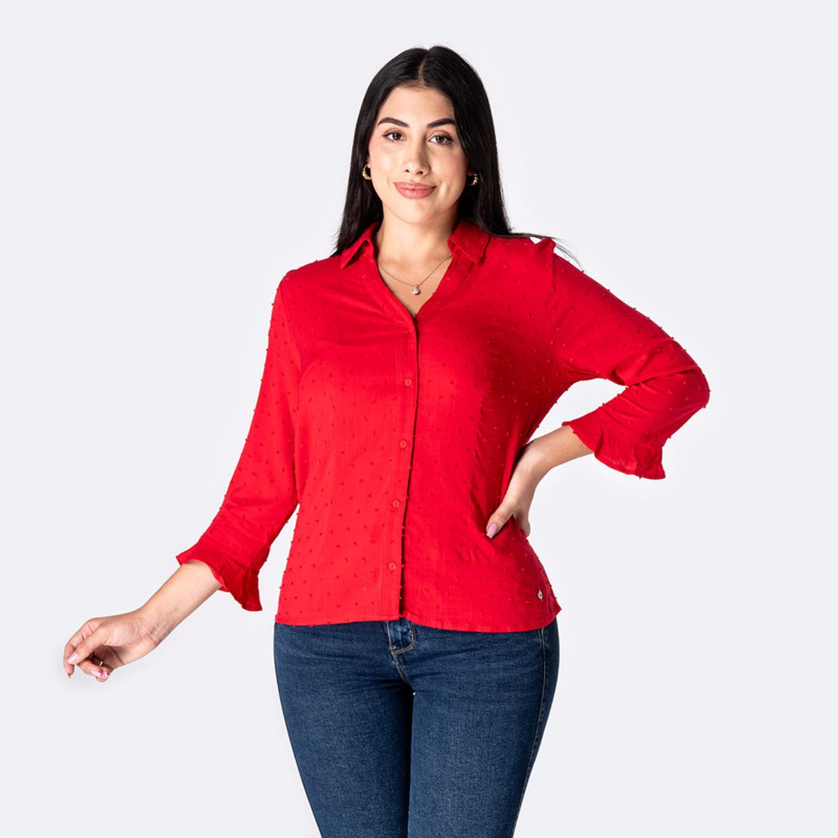PIONIER - Blusa Lino Mujer Devan Pionier