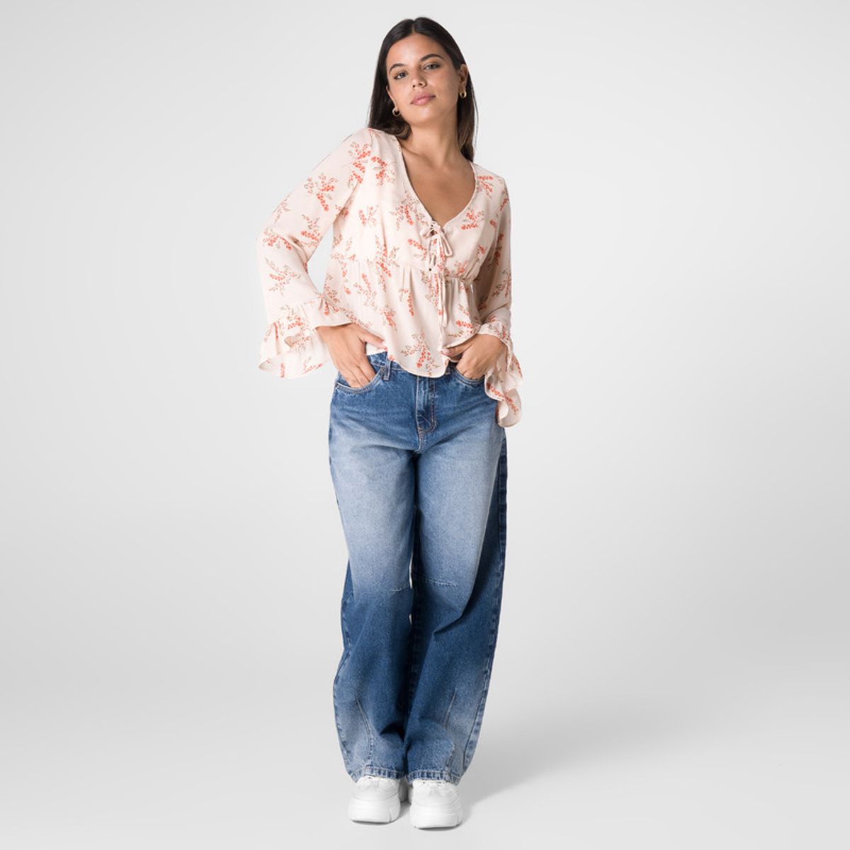 SQUEEZE - Blusa Gasa Mujer Opheliea Squeeze