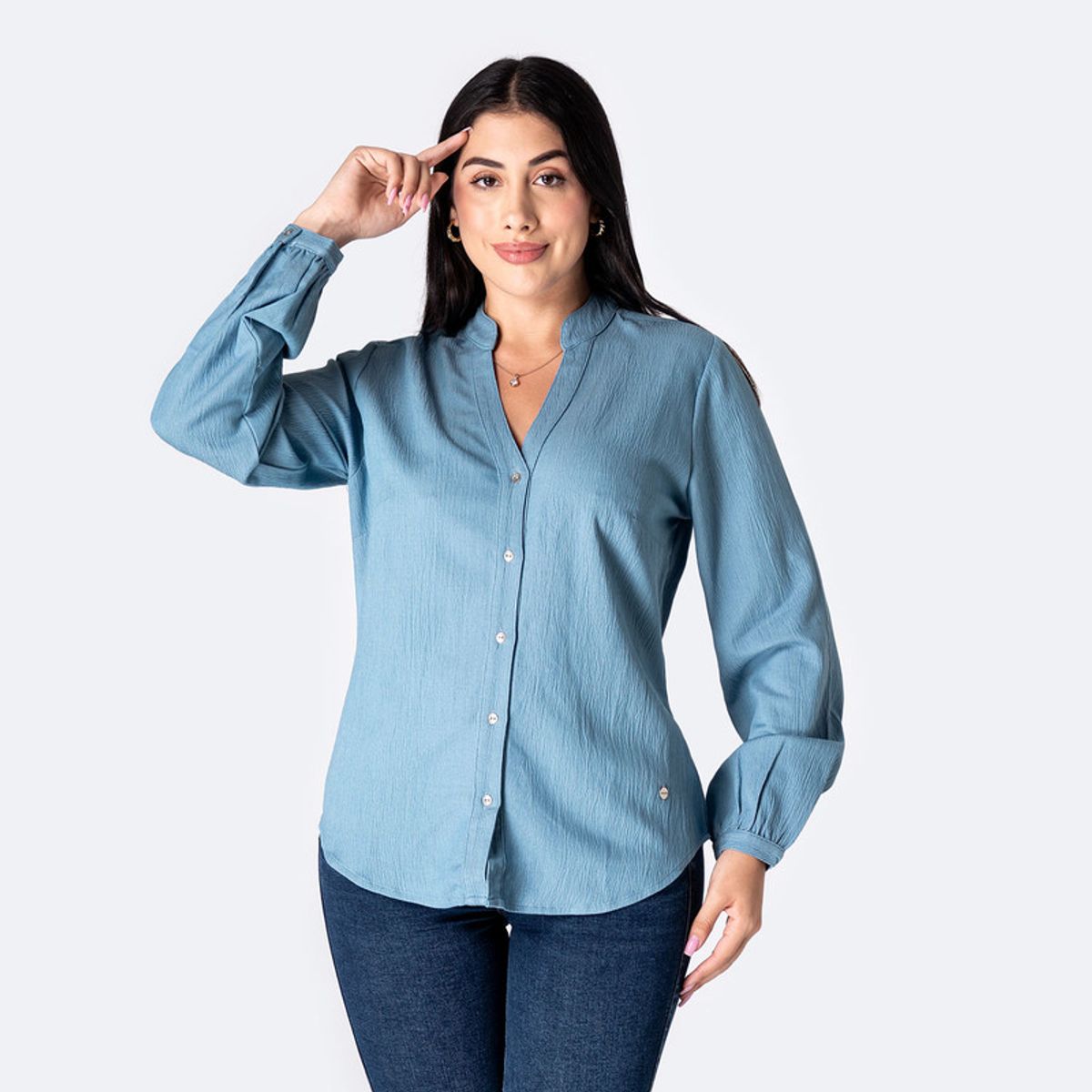 PIONIER - Blusa Popelina Mujer Cardesi Pionier