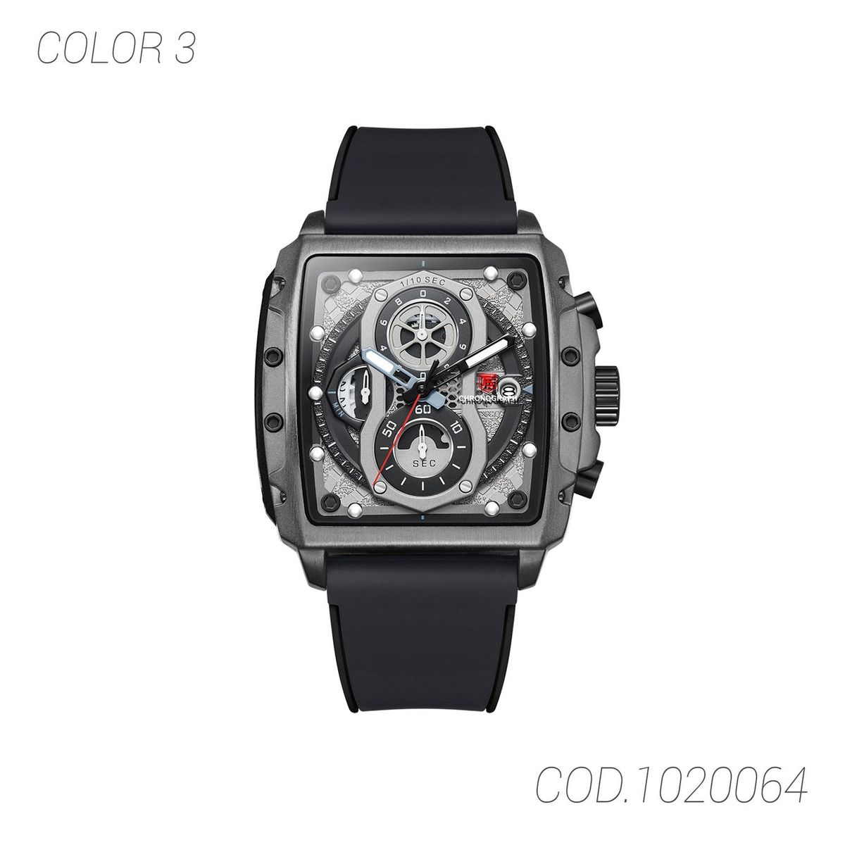 T5 - RELOJ ACUATICO HOMBRE H3920G T5 NEGRO - 1020064