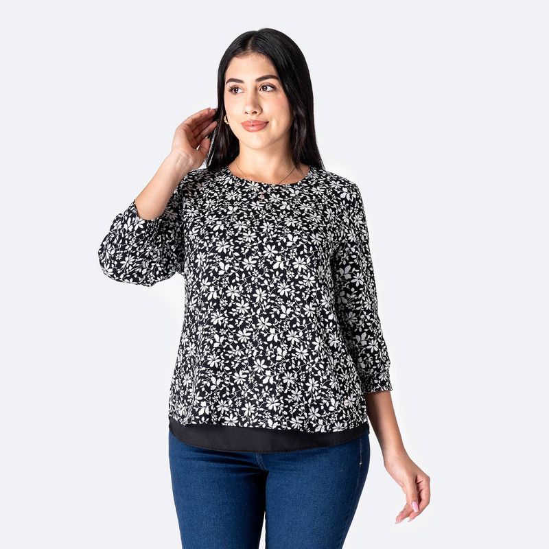 PIONIER - Blusa Popelina Mujer Zelit Pionier