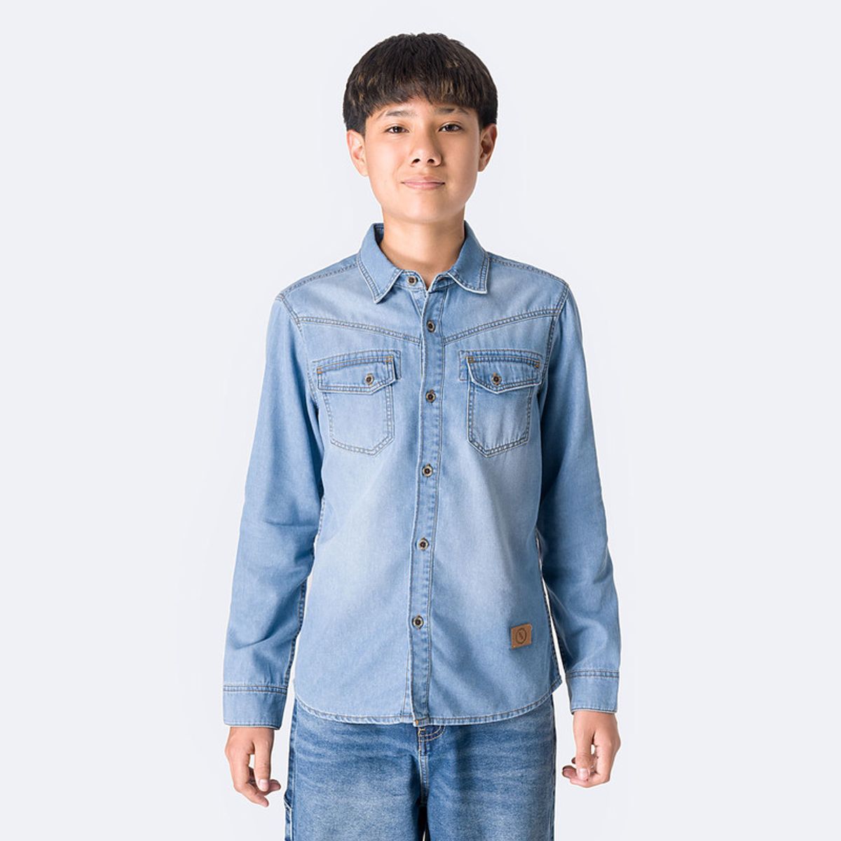 PIONIER - Camisa Denim Niño Herenh Pionier