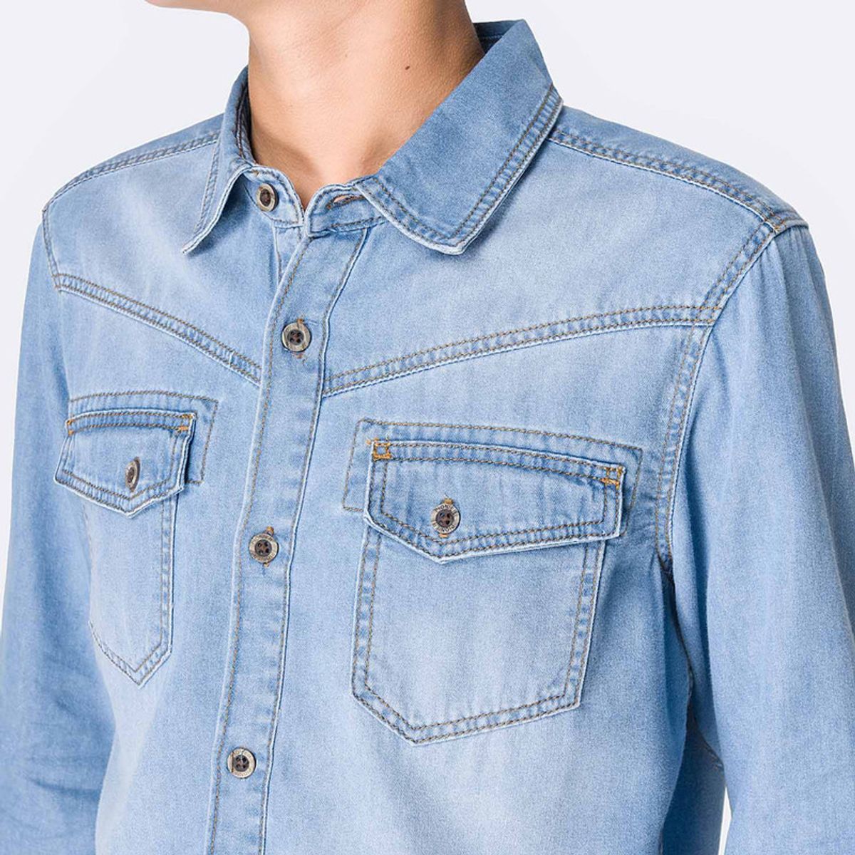 PIONIER - Camisa Denim Niño Herenh Pionier
