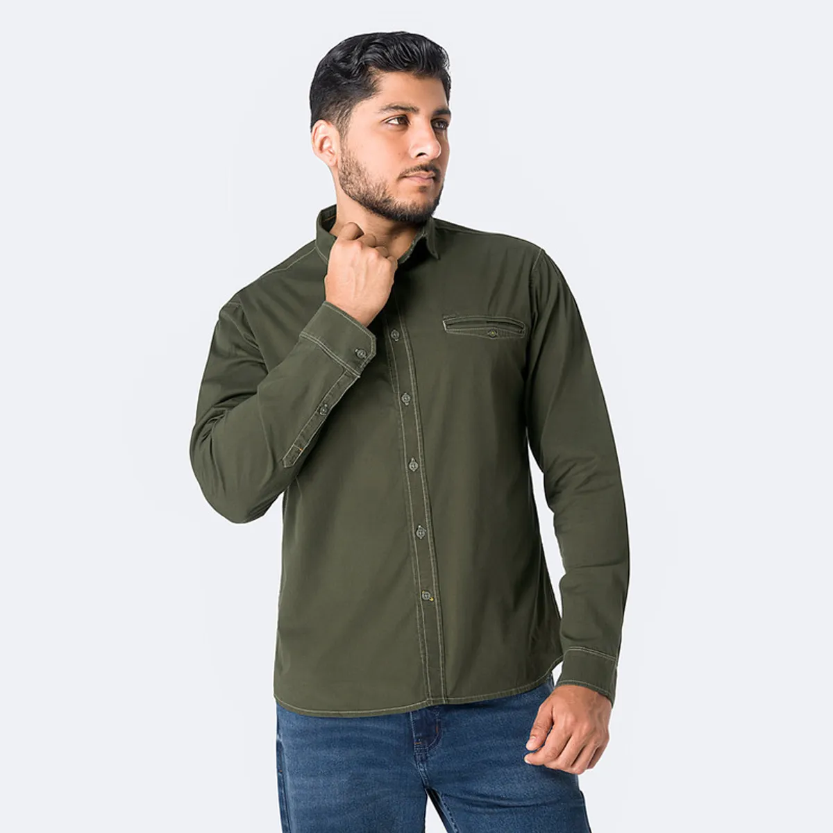 PIONIER - Camisa Popelina Hombre Henz Pionier