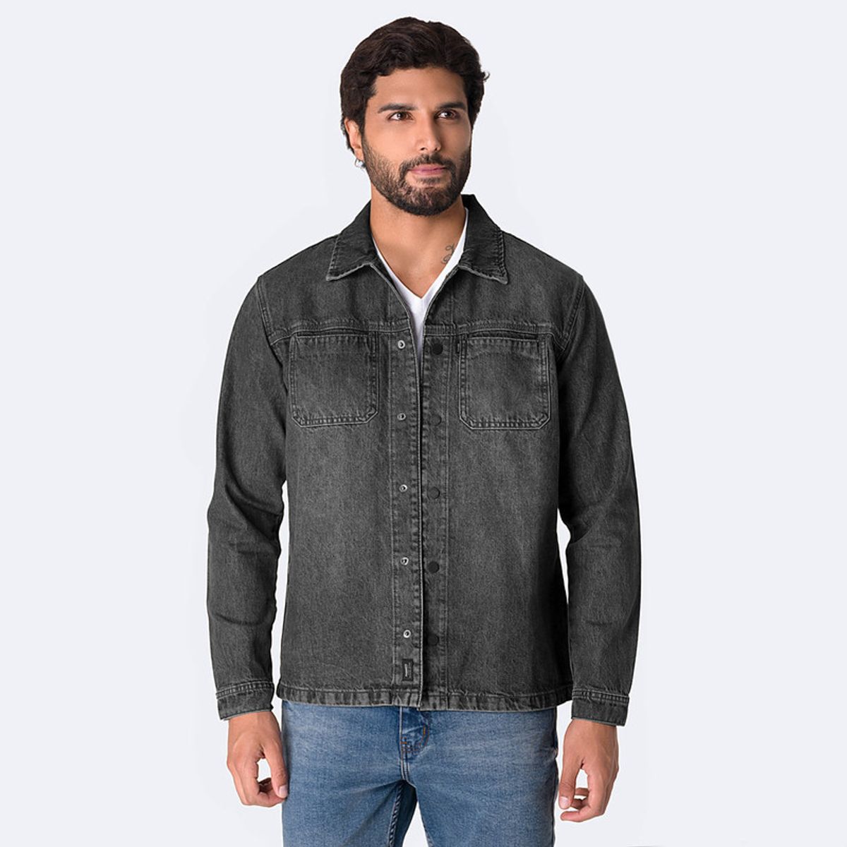 PIONIER - Camisaco Denim Hombre Wilhy Pionier