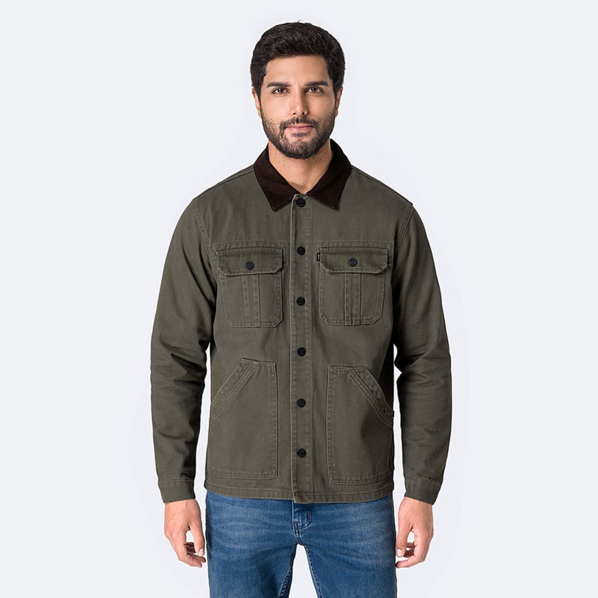 PIONIER - Camisaco Drill Hombre Joehh Pionier