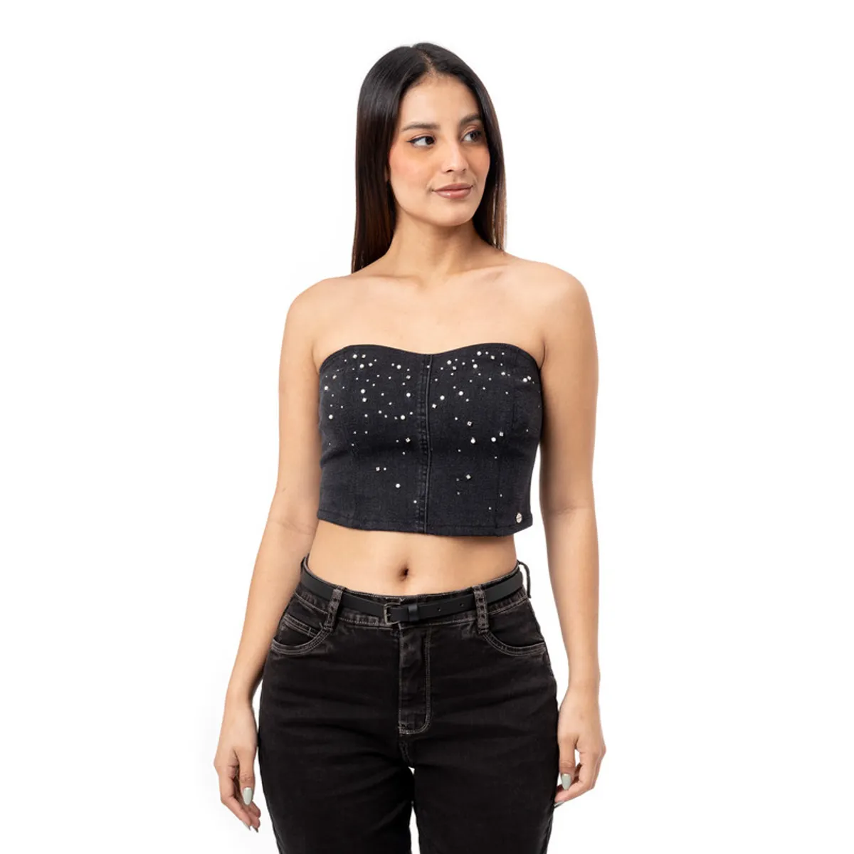 PIONIER - Top Denim Stretch Mujer Giah Pionier